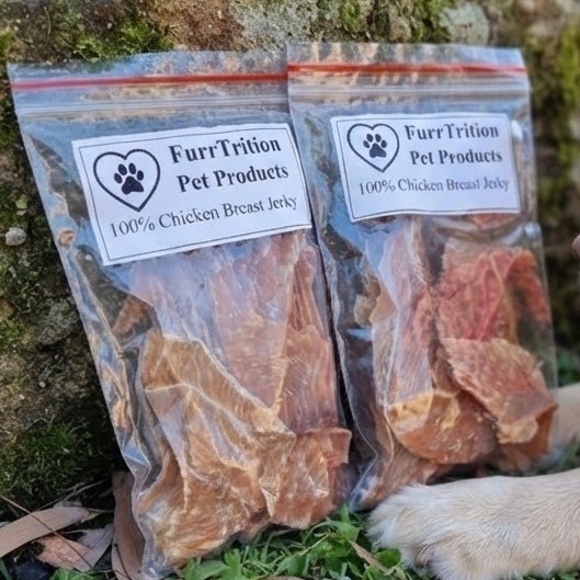 150grms Aust Chicken Breast Jerky 100% Narural