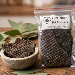 40grms Aust Pork Liver Jerky 100% Natural