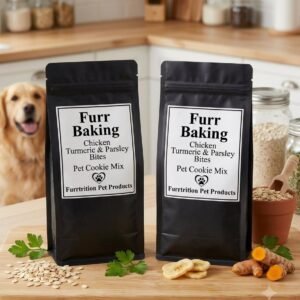 Furr Baking: Chicken Turmeric Parsley Bites