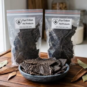 90grms Aust Pork Liver Jerky 100% Natural